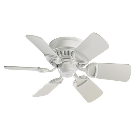 Quorum Studio White Ceiling Fan 51306-8